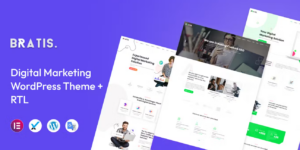 Bratis Digital Marketing WordPress Theme 3.0.1破解版主题