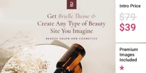 Brielle Beauty Salon and Cosmetics Theme 1.0破解版主题