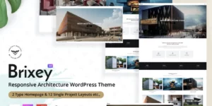 Brixey – Responsive Architecture WordPress Theme 1.9.0破解版主题