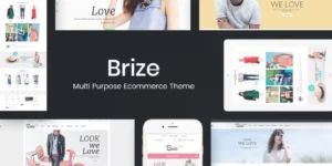 Brize Responsive WooCommerce Fashion Theme 1.3.6破解版主题
