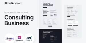 BroadAdvisor WordPress Theme for Consulting Business 1.0.1破解版主题