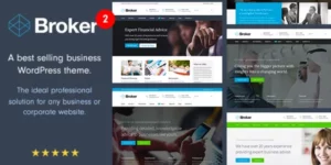 Broker Business and Finance WordPress Theme 2.0.1破解版主题