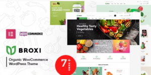 Broxi – Organic Food WooCommerce WordPress Theme 1.0.0破解版主题