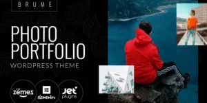 Brume Photo Portfolio with Elementor Builder WordPress Theme 1.0.1破解版主题