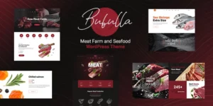 Bubulla Meat Farm Seafood Store WordPress Theme 1.0.6破解版主题