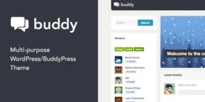 Buddy: Simple WordPress BuddyPress Theme 2.22.2破解版主题