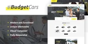 Budget Cars | Used Car Dealer Rental WordPress Theme + Store 1.2破解版主题