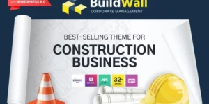 BuildWall Construction Company Multipurpose WordPress Theme 1.0.4破解版主题