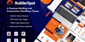 BuilderSpot Building and Construction WordPress Theme 1.2破解版主题