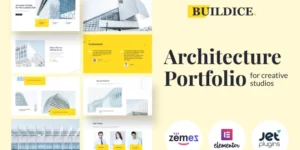 Buildice Architecture portfolio for creative studios WordPress Theme 1.0.0破解版主题