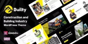 Builty Construction WordPress Theme 1.1.4破解版主题
