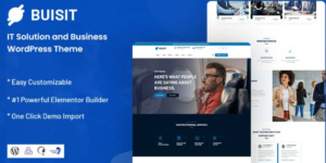 Buisit – IT Solution and Business WordPress Theme 1.0.1破解版主题