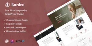 Burden Law Firm Responsive WordPress Theme 1.0.0破解版主题
