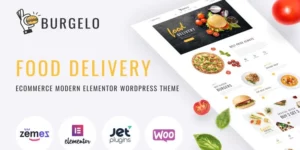 Burgelo Food Delivery ECommerce Modern Elementor WooCommerce Theme 1.0破解版主题