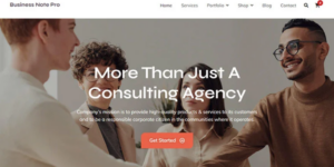 Business Note Pro – Elementor Business WordPress Theme 1.0破解版主题