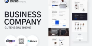 Busis Company Business Gutenberg Theme WordPress Theme 1.0破解版主题