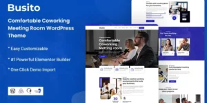 Busito Comfortable Coworking Meeting Room WordPress Theme 1.0.0破解版主题