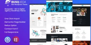 Busqueda SEO Digital Agency WordPress Theme 1.0.0破解版主题