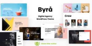 Byra Simple Portfolio WordPress Theme 11.6破解版主题