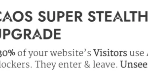 CAOS | Stealth Upgrade Host Google Analytics Locally for WordPress 2.1.2破解版插件
