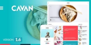 CAVAN A Distinctive WordPress Blog Theme 1.6.1破解版主题