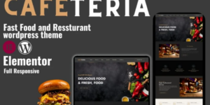 Cafeteria- Fast Food And Resturant WordPress Responsive Theme 1.0.0破解版主题