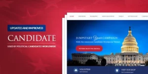 Candidate Political WordPress Theme 1.6破解版主题