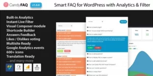 Candy FAQ Smart WordPress FAQ with Analytics and Instant Search 1.1.0破解版插件