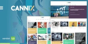 Cannix A Vibrant WordPress Theme for Creative Bloggers 1.3.2破解版主题