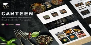Canteen Restaurant WordPress Theme 1.0.6破解版主题