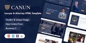 Canun Lawyer Attorney WordPress Theme 1.0.3破解版主题