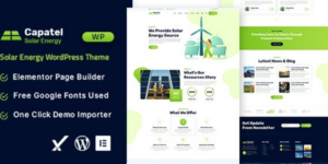 Capatel – Solar Energy WordPress Theme 1.0.0破解版主题