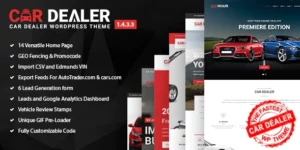 Car Dealer Automotive Responsive WordPress Theme 6.0.4破解版主题