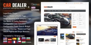 Car Dealership Automotive WordPress Theme – Responsive 1.6.0破解版主题