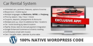 Car Rental System (Native WordPress Plugin) 5.0.7破解版插件