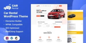 Car Rental WordPress Theme Landing Page 4.2破解版主题