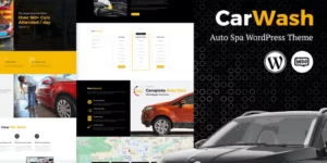 Car Wash Auto Spa WordPress Theme 2.8破解版主题
