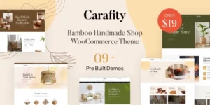 Carafity Bamboo Handmade Shop WooCommerce Theme 1.1.1破解版主题