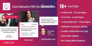 Card Elements Pro for Elementor 1.0.7破解版插件