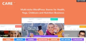 Care – Multi-Niche WordPress Theme for Small Business 2.4.1破解版主题