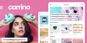 Carrino An Exciting Gutenberg Blog Theme 1.4.4破解版主题