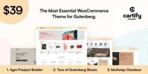 Cartify WooCommerce Gutenberg WordPress Theme 1.2.6破解版主题
