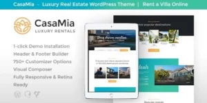 CasaMia | Property Rental Real Estate WordPress Theme 1.1.3破解版主题