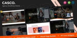 Casco Creative Agency WordPress Theme 1.0.0破解版主题