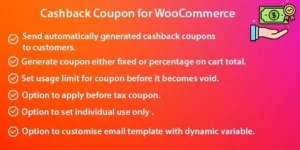 Cashback Coupon for WooCommerce 1.1.0破解版插件