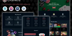 Casinos : Casino and Gambling WordPress Theme 1.4破解版主题