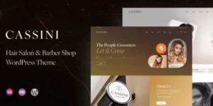 Cassini Hair Salon Barber Shop WordPress Theme 1.0.0破解版主题