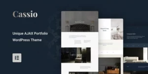 Cassio – AJAX Portfolio WordPress Theme 3.0.1破解版主题
