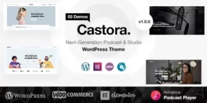 Castora Podcast WordPress Theme 1.0.4破解版主题