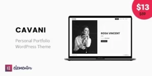 Cavani Personal Portfolio WordPress Theme 1.0.9破解版主题